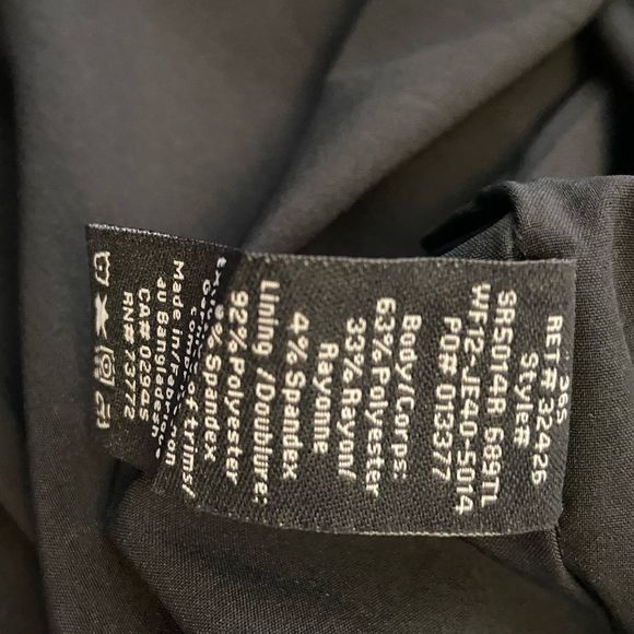 JESSICA Black Snakeskin Belted Sleeveless Dress 18 - Picture 4 of 7